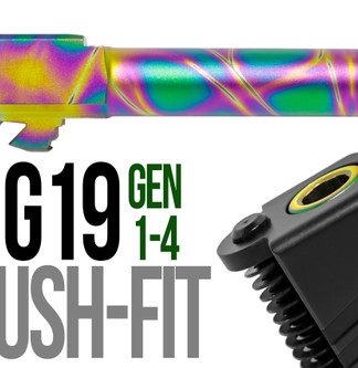 Fits Glock 19 9mm Match Grade Barrel Golf Ball Dimpled in Python - Conway Hunting Supply | Firearms, Ammo & Gear
