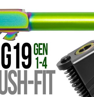 Fits Glock 17 9mm Threaded Barrel in Radio Active - Conway Hunting Supply | Firearms, Ammo & Gear