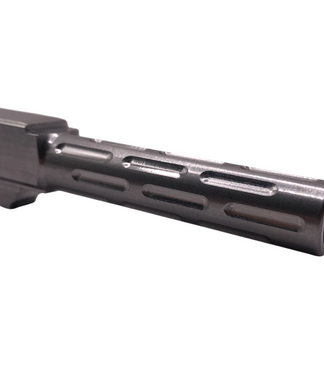 Fits Glock 19 9mm Morse Code Threaded Barrel in Naked Stainless - Conway Hunting Supply | Firearms, Ammo & Gear
