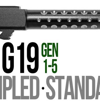 Fits Glock 19 9mm Match Straight Fluted Barrel Threaded 2 Tone - Conway Hunting Supply | Firearms, Ammo & Gear