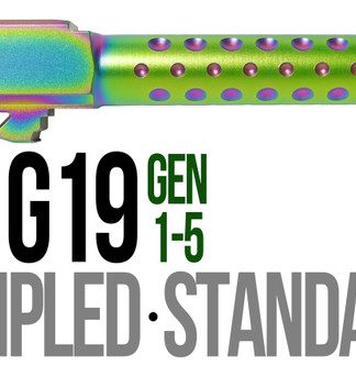 Fits Glock 19 9mm Match 5 Sided Flat Fluted Barrel - Conway Hunting Supply | Firearms, Ammo & Gear