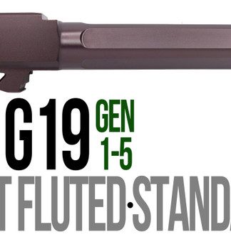 Fits Glock 19 9mm Match Thin Spiral Fluted Barrel in Python - Conway Hunting Supply | Firearms, Ammo & Gear