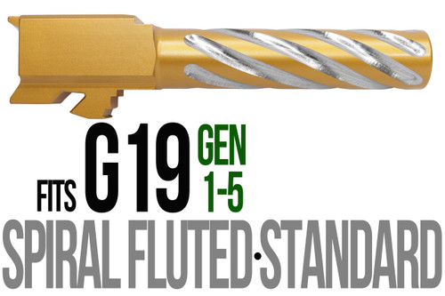 Fits Glock 19 9mm Thick Spiral Flush Fit Barrel in Chameleon - Conway Hunting Supply | Firearms, Ammo & Gear