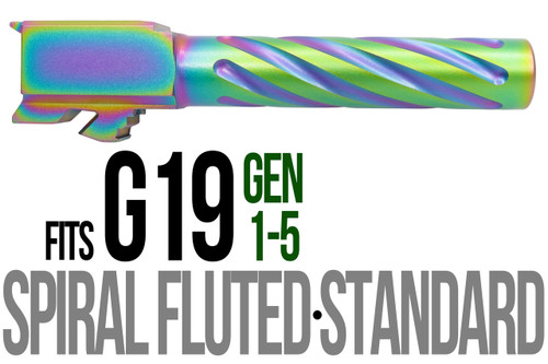 Fits Glock 17 9mm Match Thick Spiral Fluted Threaded Barrel in Radio Active - Conway Hunting Supply | Firearms, Ammo & Gear