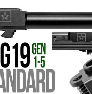 U.S Army Logo Star Combat Armory barrel Fits Glock 19 9mm Flush Fit Barrel - Conway Hunting Supply | Firearms, Ammo & Gear