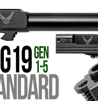 Air Force Logo Combat Armory barrel Fits Glock 19 9mm Flush Fit Barrel - Conway Hunting Supply | Firearms, Ammo & Gear