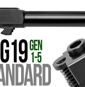Fits Glock 19 New  9mm Match Grade Barrel threaded in Gold - Conway Hunting Supply | Firearms, Ammo & Gear