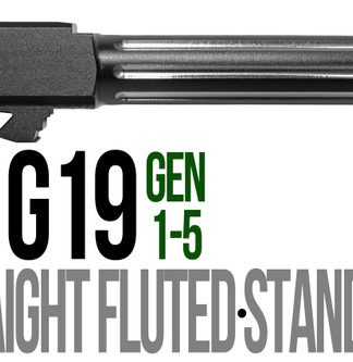 Fits Glock 19 9mm Match Flush Fit Thick Spiral Fluted Barrel 2 Tone - Conway Hunting Supply | Firearms, Ammo & Gear