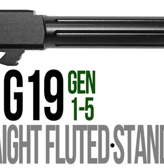Fits Glock 43 43x 9mm Straight Fluted Barrel Threaded - Conway Hunting Supply | Firearms, Ammo & Gear