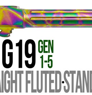 Fits Glock 19 9mm Match 5 Sided Flat Fluted Barrel in Python - Conway Hunting Supply | Firearms, Ammo & Gear