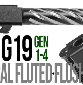 Fits Glock 19  9mm Match Grade Barrel in Flat Gray - Conway Hunting Supply | Firearms, Ammo & Gear