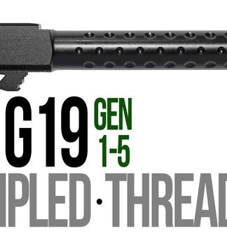 Fits Glock 19 9mm Match Thick Spiral Fluted Barrel Threaded - Conway Hunting Supply | Firearms, Ammo & Gear