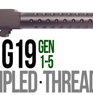 Fits Glock 19 9mm Match Grade Barrel Golf Ball Dimpled in Plum - Conway Hunting Supply | Firearms, Ammo & Gear