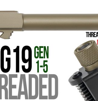 Fits Glock 19 New  9mm Match Grade Barrel Threaded in Copper - Conway Hunting Supply | Firearms, Ammo & Gear