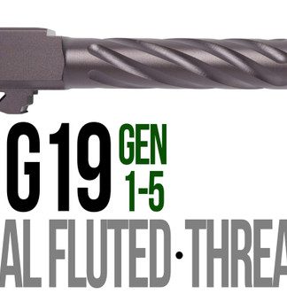 Fits Glock 19 9mm Match Golf Ball Dimpled Barrel Threaded in Plum - Conway Hunting Supply | Firearms, Ammo & Gear