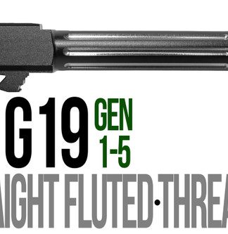 Fits Glock 19 9mm Match Straight Fluted Barrel 2 Tone - Conway Hunting Supply | Firearms, Ammo & Gear