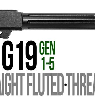 Fits Glock 19 9mm Match Golf Ball Dimpled Barrel Threaded - Conway Hunting Supply | Firearms, Ammo & Gear