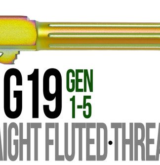 Fits Glock 19 9mm Match Straight Fluted Barrel in Chameleon - Conway Hunting Supply | Firearms, Ammo & Gear