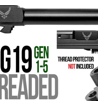 Air Force Logo Combat Armory barrel Fits Glock 19 9mm Match Grade Barrel - Conway Hunting Supply | Firearms, Ammo & Gear