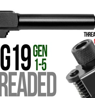Fits Glock 17 New  9mm Match Grade Barrel threaded - Conway Hunting Supply | Firearms, Ammo & Gear