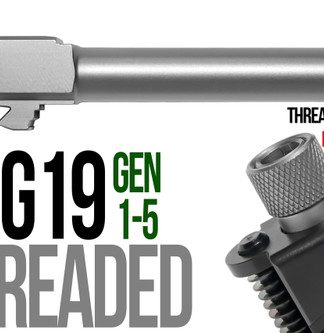 Fits Glock 17  9mm Match Grade Barrel Threaded in Gold - Conway Hunting Supply | Firearms, Ammo & Gear