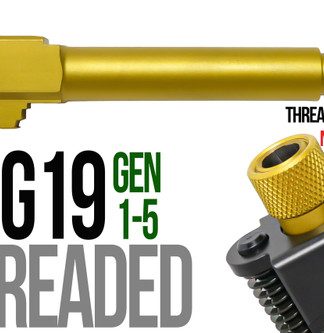 Fits Glock 19 9mm Match Grade Barrel Threaded in Chameleon - Conway Hunting Supply | Firearms, Ammo & Gear