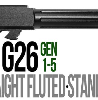 Fits Glock 17  Gen 1-4 9mm Barrel Threaded Naked Stainless Steel - Conway Hunting Supply | Firearms, Ammo & Gear