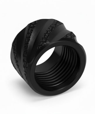 Thread Protector 1/2 x 28 (9mm & .357SIG Barrel) Knurled Thick Spiral in Gold - Conway Hunting Supply | Firearms, Ammo & Gear