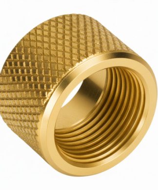 Thread Protector 1/2 x 28 (9mm & .357SIG Barrel)Knurled in Copper - Conway Hunting Supply | Firearms, Ammo & Gear