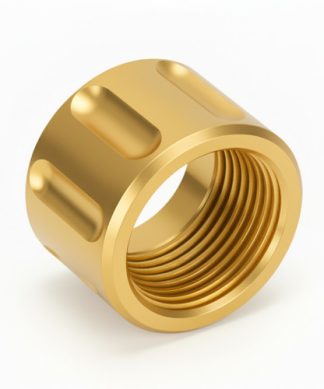 Thread Protector 1/2 x 28 (9mm & .357SIG Barrel) Straight Fluted in Copper - Conway Hunting Supply | Firearms, Ammo & Gear