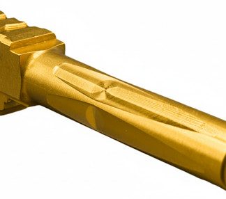 Fits Glock 19 9mm Match Straight Fluted Barrel 2 Tone in Gold - Conway Hunting Supply | Firearms, Ammo & Gear