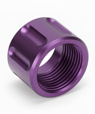 Thread Protector 1/2 x 28 (9mm & .357SIG Barrel) Straight Fluted in Red - Conway Hunting Supply | Firearms, Ammo & Gear