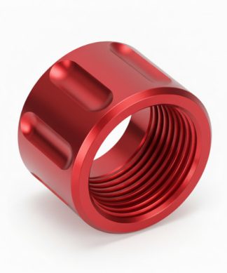 Thread Protector 1/2 x 28 (9mm & .357SIG Barrel) Knurled Thick Spiral in Naked - Conway Hunting Supply | Firearms, Ammo & Gear