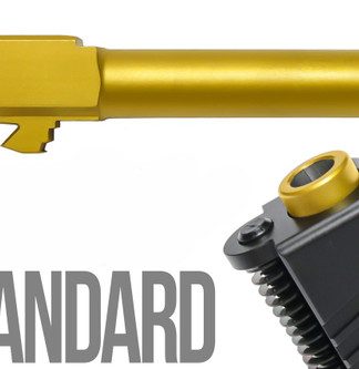 Fits Ruger RXM 9mm Match Grade Barrel Threaded in Gold - Conway Hunting Supply | Firearms, Ammo & Gear