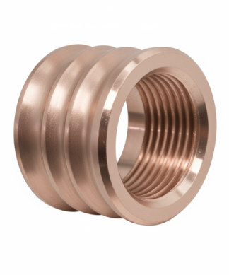 Thread Protector 1/2 x 28 (9mm & .357SIG Barrel) Knurled Straight Fluted in Rose Gold - Conway Hunting Supply | Firearms, Ammo & Gear