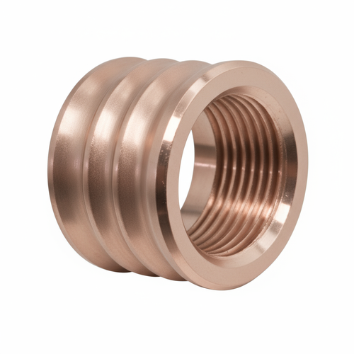 Thread Protector 1/2 x 28 (9mm & .357SIG Barrel) Knurled Straight Fluted in Rose Gold - Conway Hunting Supply | Firearms, Ammo & Gear