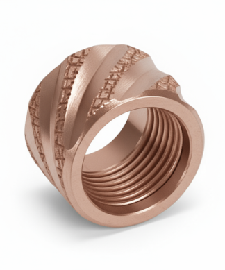 Thread Protector 1/2 x 28 (9mm & .357SIG Barrel) Straight Fluted in Rose Gold - Conway Hunting Supply | Firearms, Ammo & Gear