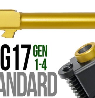 Fits Glock 26 New  9mm Match Barrel threaded in Gold - Conway Hunting Supply | Firearms, Ammo & Gear