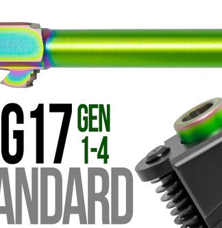 Fits Glock 17 9mm Match Barrel Threaded in Dark Earth - Conway Hunting Supply | Firearms, Ammo & Gear