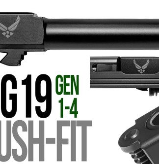 Navy Logo Combat Armory barrel Fits Glock 19 New 9mm Match Grade Barrel threaded - Conway Hunting Supply | Firearms, Ammo & Gear