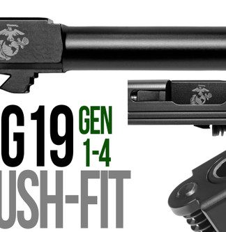Air Force Logo Combat Armory barrel Fits Glock 19 New 9mm Match Grade Barrel threaded - Conway Hunting Supply | Firearms, Ammo & Gear