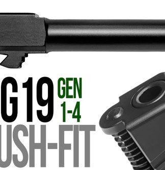 Fits Glock 19 9mm Flush Fit Barrel in Plum - Conway Hunting Supply | Firearms, Ammo & Gear