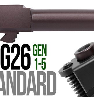 Fits Glock 19 9mm Match Straight Fluted Barrel  in Plum - Conway Hunting Supply | Firearms, Ammo & Gear