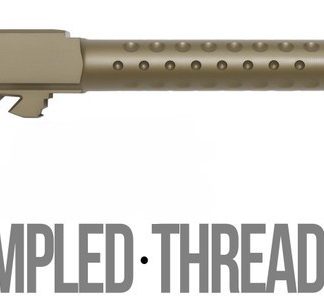 Fits Ruger RXM 9mm Match Chunky Spiral Fluted Barrel Threaded in Gold - Conway Hunting Supply | Firearms, Ammo & Gear