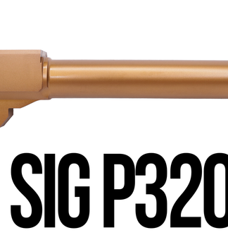 Fits SIG SAUER P320C 9MM Threaded 4.625'' In Gold - Conway Hunting Supply | Firearms, Ammo & Gear