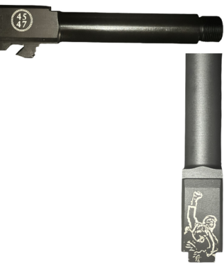 Donald Trump Fist in The Air Logo Combat Armory barrel Fits Glock 19 9mm Match Grade Barrel - Conway Hunting Supply | Firearms, Ammo & Gear